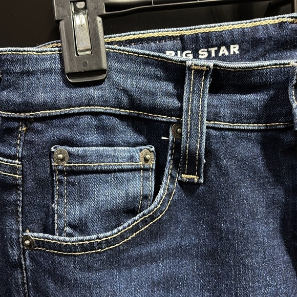 Big Star B-type 03 boot cut blue jeans,5 pocket inseam 33 - Picture 3 of 13